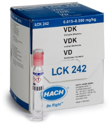 Vicinal diketones cuvette test 0.015-0.5 mg/kg Diacetyl, 25 tests