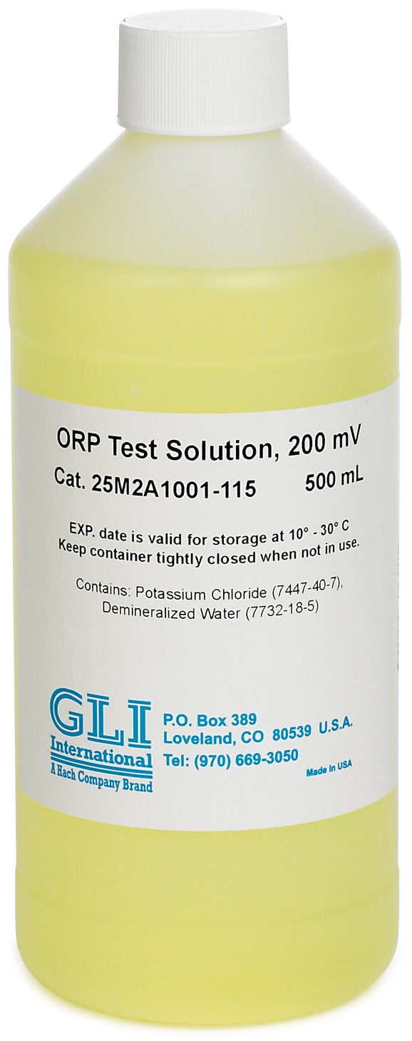 ORP buffer solution, 200 mV, 500 mL