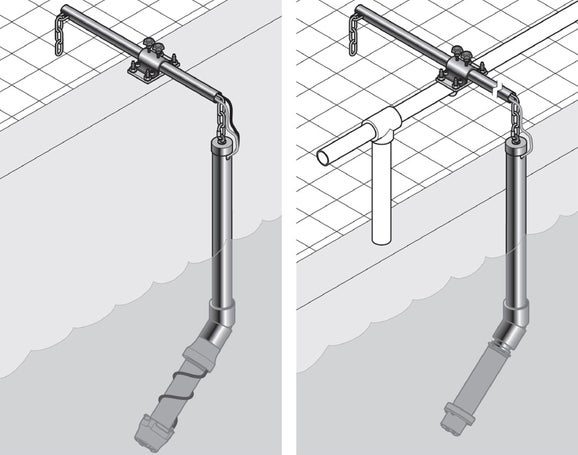 Chain mounting for NH4D sc & NO3D sc, PVC