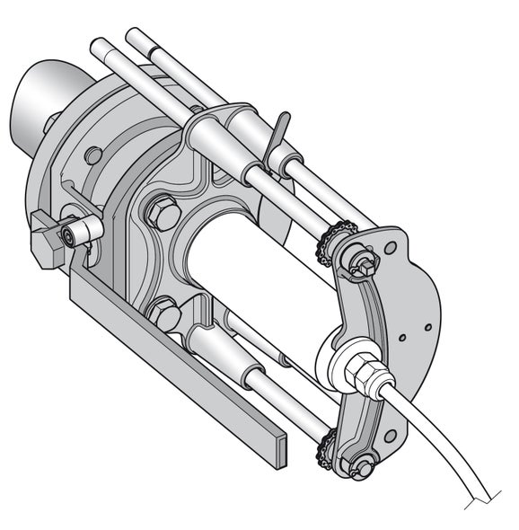 Safety armature TSS EX1 sc w/ Stainless Steel flange