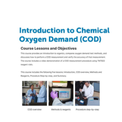 Introduction to Chemical Oxygen Demand Digital Learning