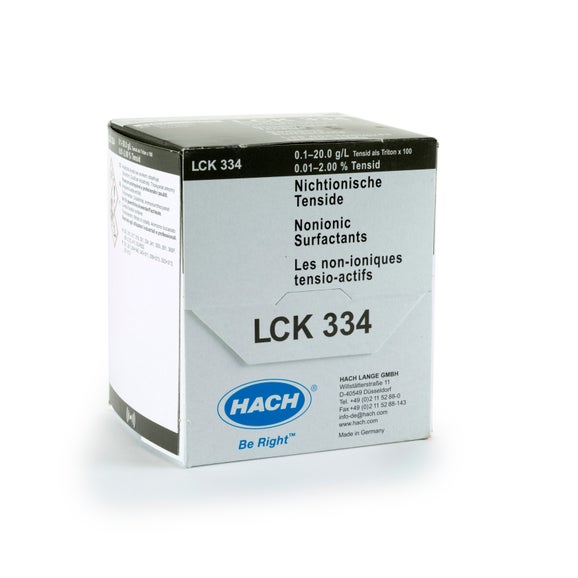 Nonionic surfactants cuvette test 0.1-20 g/L, 25 tests