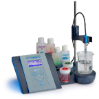 Sension+ PH31 GLP Laboratory pH and ORP Meter with Electrode Stand, Magnetic Stirrer and Accessories with pH Electrode for Beverage, Dairy & Soils