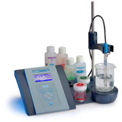 Sension+ PH31 GLP Laboratory pH and ORP Meter with Electrode Stand, Magnetic Stirrer and Accessories with pH Electrode for Beverage, Dairy & Soils