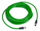 Ethernet cable M12 to M12, 10 m