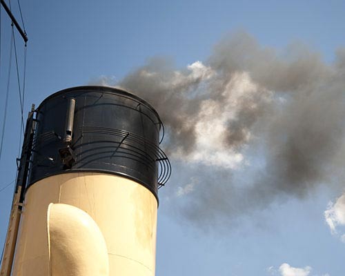 The global sulphur cap regulations can be met with Flue Gas Scrubbers.